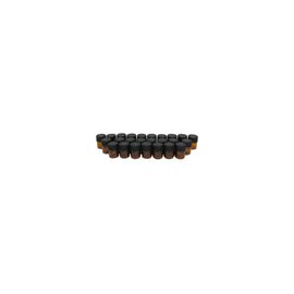 100VA1ML - Vial de Vidrio Ambar Tapa de Plástico 1ml Paq C/100 Jf Lhabo
