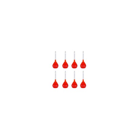 1621A-500-8 - Matraz Volumetrico de Vidrio 500 Ml Paq C/8 Jf Lhabo
