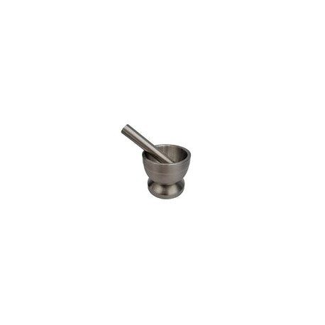 MA100MM - Mortero de Acero Inoxidable para Laboratorio Jf Lhabo
