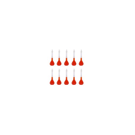 1621A-100-10 - Matraz Volumetrico de Vidrio 100 Ml Paq C/10 Jf Lhabo