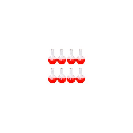 8-1111-500 - Matraz Fondo Plano Florencia 500 Ml Paq C/8 Jf Lhabo