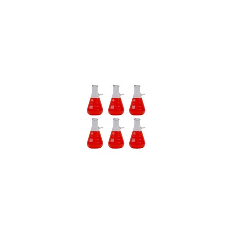 6-1432-1000 - Matraz de Filtracion (kitazato) 1000ml Paq C/6 Jf Lhabo