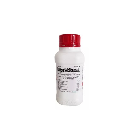 2208-250 - Fosfato de Sodio Dibasico Anhidro R. A. 250 G Fagalab