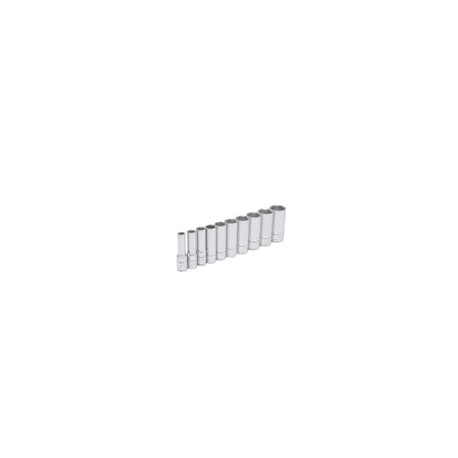 52111 - Juego 10 Dados Largos Pulgadas Cuadro de 3/8 52111 Urrea