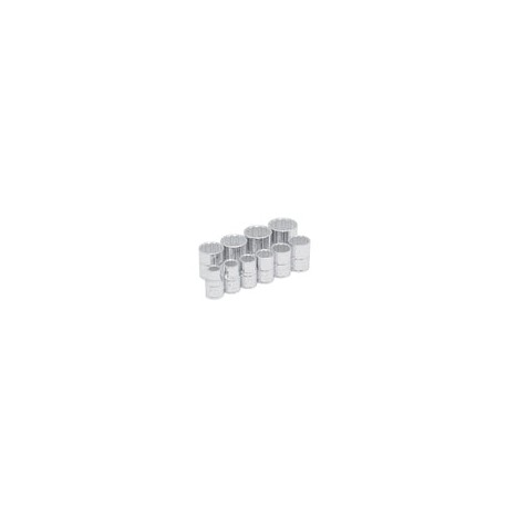 52118 - Juego 10 Dados Pulgadas Cuadro de 3/8 C12 Puntas 52118 Urrea
