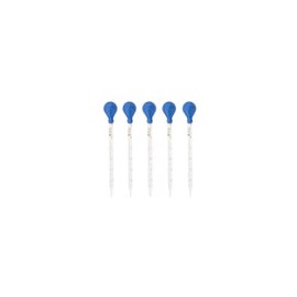 5PCG10M - Pipeta Graduada de 10ml con Perilla de Succión Paq C/5 Pzas Jf Lhabo