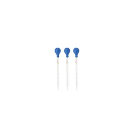 3PCG10M - Pipeta Graduada de 10ml con Perilla de Succión Paq C/3 Pzas Jf Lhabo