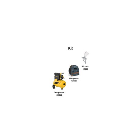 KCMP - Kit de Compresor, Manguera Y Pistola Kcmp Truper