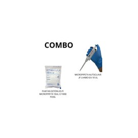 M10CP10 - Micropipeta 0.5-10ul + Puntas Esteriles 10ul Jf Lhabo