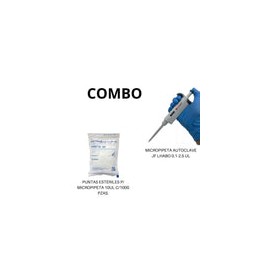 M2.5CP10 - Micropipeta 0.1-2.5ul + Puntas Esteriles 10ul Jf Lhabo