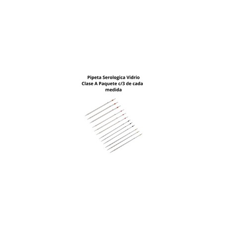 PC3PS - Pipeta Serologica Clase A Paq C/3 de 1,2,5 Y 10ml Jf Lhabo