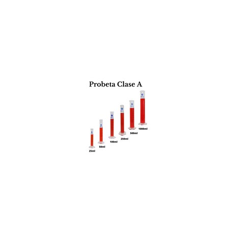 JPCA6 - Juego de 6 Probeta Clase A Diferentes Medidas Jpca6 Jf Lhabo