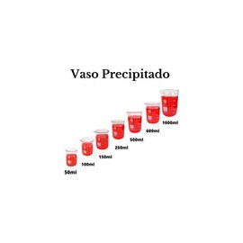 JVP7 - Juego de 7 Vaso Precipitado Diferentes Medidas Jvp7 Jf Lhabo