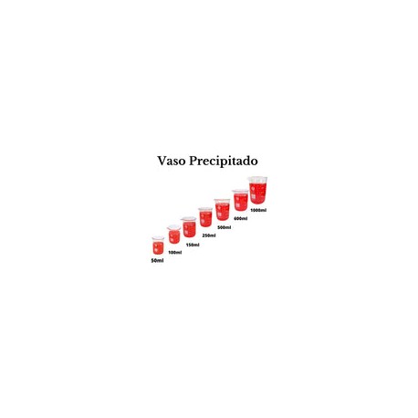 JVP7 - Juego de 7 Vaso Precipitado Diferentes Medidas Jvp7 Jf Lhabo