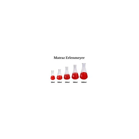 JM5 - Juego de 5 Matraz Erlenmeyer Diferentes Medidas Jm5 Jf Lhabo