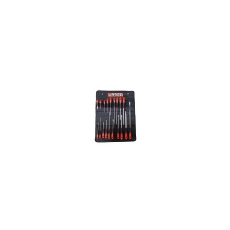 8600E - Juego de 19 Destornilladores Bimaterial Combinado 8600e Urrea