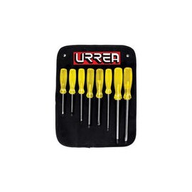 JBUD01 - Juego de 5 Destornilladores Ámbar Combinados Urrea Jbud01