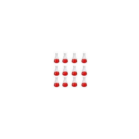 112112-100 - Matraz Erlenmeyer 100 Ml Vidrio Paq C/12 Jf Lhabo