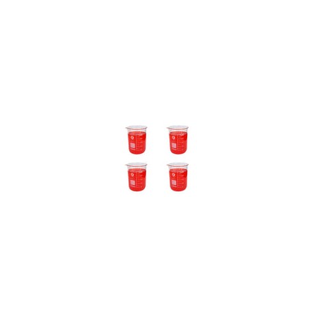11014-250 - Vaso Precipitado de Vidrio 250 Ml Paq C/4 Jf Lhabo