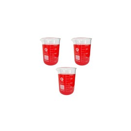 11013-1000 - Vaso Precipitado de Vidrio 1000 Ml Paq C/3 Jf Lhabo