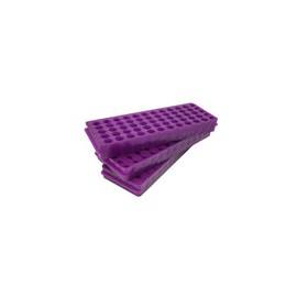 3SPTC215 MORADO - Gradilla para Microtubos de 0.5ml, 1.5ml Y 2ml Paq C/3 Jf Lhabo