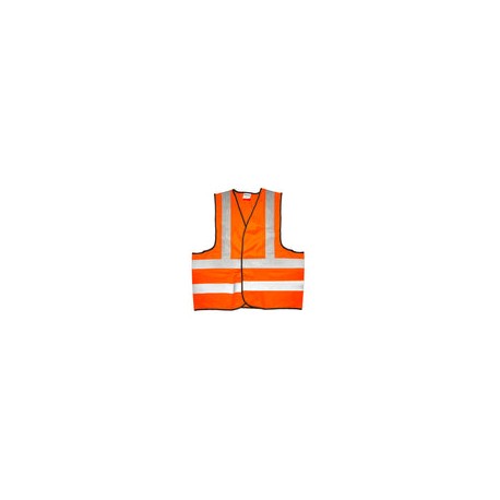 137377 - Chaleco Seguridad Naranja C/cintas Reflejantes 137377 Surtek