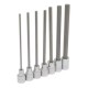4990-7L - Juego 7 Dados Largos Hexagonal En Pulgadas 3/8 4990-7l Urrea
