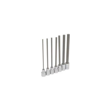 4990-7L - Juego 7 Dados Largos Hexagonal En Pulgadas 3/8 4990-7l Urrea