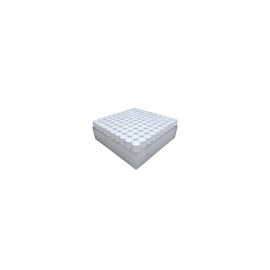 TCC18B - Tubo de Congelación de Plástico Crioviales 1.8 Ml 100 Pzas Blanco Jf Lhabo