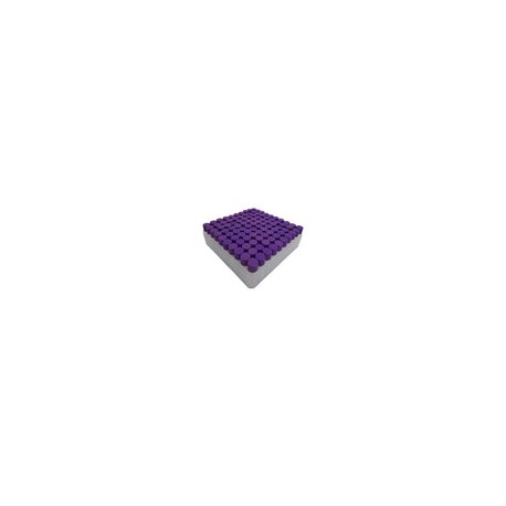 TCC18M - Tubo de Congelación de Plástico Crioviales 1.8 Ml 100 Pzas Morado Jf Lhabo