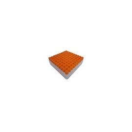 TCC18N - Tubo de Congelación de Plástico Crioviales 1.8 Ml 100 Pzas Naranja Jf Lhabo