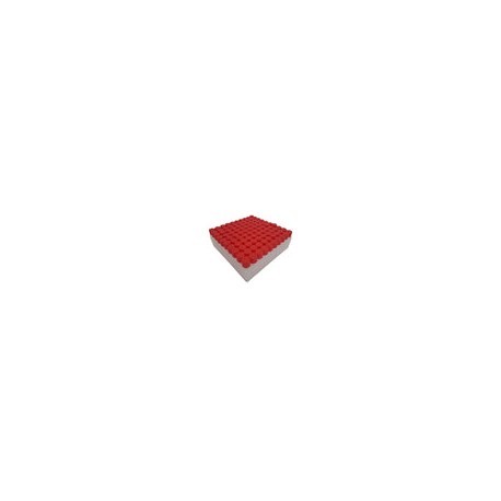 TCC18R - Tubo de Congelación de Plástico Crioviales 1.8 Ml 100 Pzas Rojo Jf Lhabo