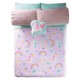 55039 - Cobertor Ligero Sweet Unicorn Matrimonial 55039 Vianney