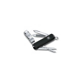 0.6463.3 - Navaja de Bolsillo Victorinox Nailclip 580 Negro 0.6463.3