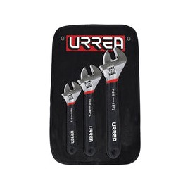 795G - Juego de 3 Llaves Ajustable Rubber Grip 795g Urrea